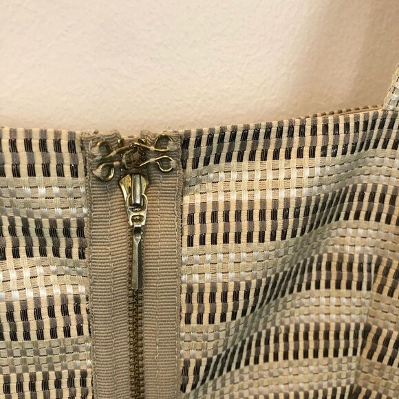 Rachel Roy Striped Metallic Mini Dress Size 4 - Picture 8 of 8